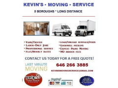 Kevin&#96;s Moving Service