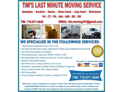 Tim&#96;s Last Minute Moving