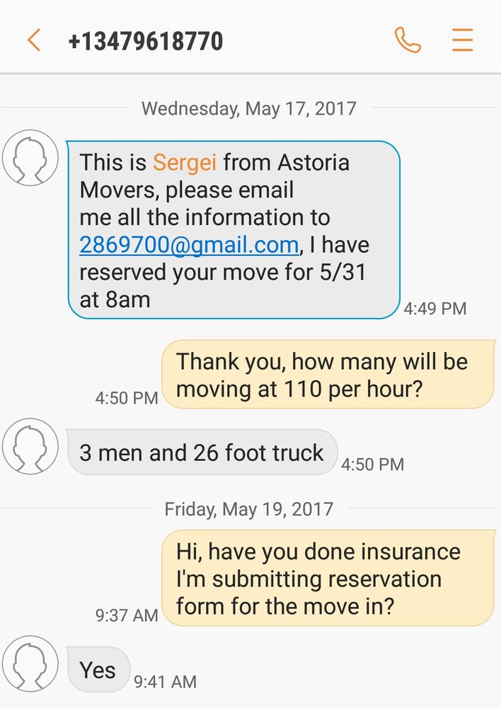 Astoria Movers New York, New York. Reviews QQ moving